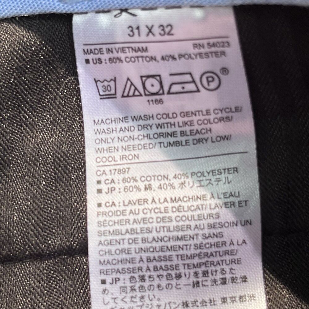 Banana Republic Aiden Fit Downtown Plaid Mens 31x32 Charcoal Gray Corp Business - Picture 7 of 10